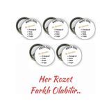 Kişiye Özel Rozet - 5 Adet Rozet - Farklı 5 Adet Rozet