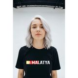 Kişiye Özel Şehir Plaka Isim Taraftar Renkleri Baskılı Unisex T-Shirt/tişört - Tüm Yaş Grupları - Siyah - 8 Yaş