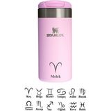 Kişiye Özel Stanley The Aerolight Transit Termos Bardak 0.35 Lt - Pembe - 0,35 lt