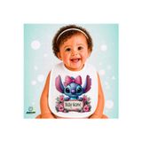 Kişiye Özel Stitch Keten Bebek Mama Önlüğü – Yumuşak, Emici, Yıkanabilir, Özel Tasarım P109