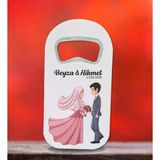 Kişiye Özel Uzun Açacak Magnet 4.5x 9cm 30 Adet Söz, Nişan, Kına, Nikah Hatırası
