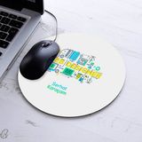 Kişiye Özel Web Designer Temalı Yuvarlak Mousepad - Beyaz