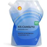 Kışlık Cam Suyu -30°C Dereceye Kadar Dayanıklı Antifrizli 3 Lt Poşet Ambalaj