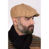 Kışlık Erkek Peaky Blinders İngiliz Driver Kasket Camel 7404