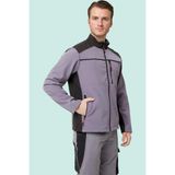 Kışlık Iş Güvenliği Softshell Mont Allium Suya Rüzgar Kesici Termal Iç Astarlı - 3XL