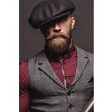 Kışlık Kaşe Kumaş Erkek Şapka Kasket Newsboy Peaky Blinders Kap Hat