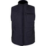 Kışlık Mikro Siyah Polarlı Yelek - 2XL