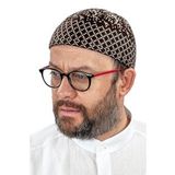 Kislik Orlon Takke Karyagdi Desenli - Kahverengi