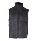 Kışlık Polar Astarlı Yelek Iş Güvenliği ve Outdoor Içi Micro Konforlu Fonksiyonel Tasarım - Siyah - 2XL