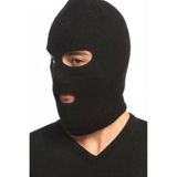 Kışlık Polar Balaklava Maske Orlon Kar Maskesi Koruyucu Yüz - Siyah - Standart