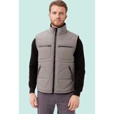 Kışlık Su Geçirmez Çok Cepli Yelek Isı Yalıtımlı Melesa Iş Outdoor Suya Sıcak Tutucu - Gri - 2XL