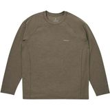 Kışlık Termal Uzun Kol Tişört - %100 Geri Dönüştürülmüş Polyester, Raglan Kol - Zeytin