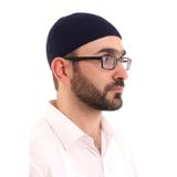 Kışlık Yün Takke - Lacivert