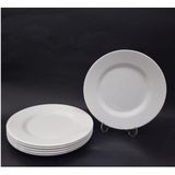 Kısmet Beyaz Melamin Meze Tabağı Sığ Tabak - 19 cm