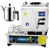Kısmet Mzn 15 Lik Doğalgazlı 10 Litre 1 Demlikli Çay Kazanı Demlik Hediyeli - 10 lt