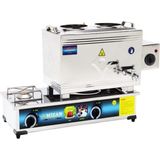 Kısmet Mzn 25 Lik Doğalgazlı + Elektrikli 20 Litre 2 Demlikli Çay Kazanı Ocağı - 20 lt