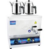 Kısmet Mzn 25 Lik Elektrikli 20 Litre 2 Demlikli Çay Kazanı Demlik Hediyeli - Açık Gri
