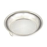 Kısmet Paslanmaz Çelik Süzgeç, Metal Parlak 30CM - Gümüş