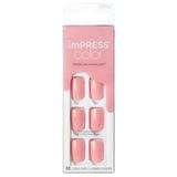 Kiss Color Kendinden Yapışkanlı Takma Tırnak Kısa Parlak Şeker Pembe