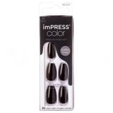 Kiss Color Kendinden Yapışkanlı Takma Tırnak Medium All Black - 1 Adet