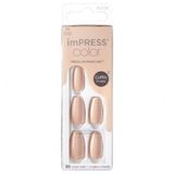 Kiss Color Kendinden Yapışkanlı Takma Tırnak Uzun Nude Latte