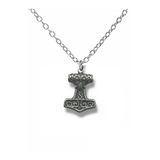 Kiss Of Leather Thor’s Hammer (Mjölnir) Figürlü Unisex Kolye – 60 Cm Zincirli, Viking Sembolü