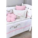 Kista Baby Bebek Uyku Seti Nevresim Takımı 60x120 Flower Pembe
