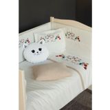 Kista Baby Bebek Uyku Seti Nevresim Takımı 60x120 Kitty Kahverengi