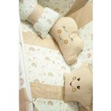 Kista Baby Bebek Uyku Seti Nevresim Takımı 60x120 Rainbow Kahverengi