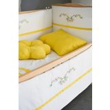Kista Baby Park Yatak Bebek Uyku Seti Nevresim Takımı 70x110 Flower Sarı