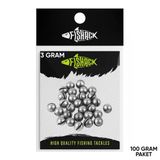 Kıstırma Yarma Kurşun - Kesikli Olta Kurşunu - 3 Gram (100 Gr)