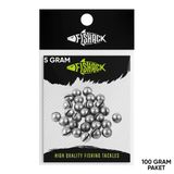 Kıstırma Yarma Kurşun - Kesikli Olta Kurşunu - 5 Gram (100 Gr)