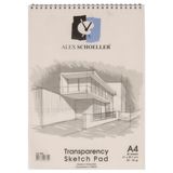 Kitabevimden Alex Schoeller Aydınger Defter Eskiz Spiralli 30 Yp A4 50/55 gr ALX-864 - tek