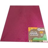 Kitabevimden Bafix Simli Karton 50X70 Mor-10-Pkt - Çok Renkli - tek