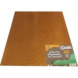 Kitabevimden Bafix Simli Karton 50X70 Turuncu-10-Pkt - Çok Renkli - tek