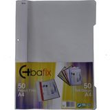 Kitabevimden Bafix Telli Dosya Plastik Xl Gri A4 (50 Li) - tek