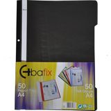 Kitabevimden Bafix Telli Dosya Plastik Xl Siyah A4 (50 Li) - tek