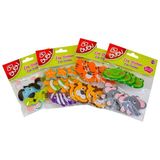 Kitabevimden Bu-Bu 3D Keçe Sticker Oynar Göz.hayv.kaf.12 Li BUBU-STS020 - Çok Renkli - tek