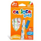 Kitabevimden Carioca Keçeli Boya Kalemi Jumbo Bebek Süper Yıkanabilir 6 Lı 42813 - 0 - tek