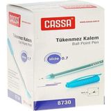 Kitabevimden Cassa Tükenmez Kalem Slide 0.7 mm Mavi 8730 - tek
