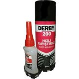 Kitabevimden Derby Sprey Yapıştırıcı Mdf Aktivatör 200 Ml+50 ml - Çok Renkli - tek