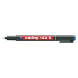 Kitabevimden Edding Asetat Kalemi (10 Adet)Permanent S Seri 0.3 mm Mavi 140 S - Çok Renkli - tek