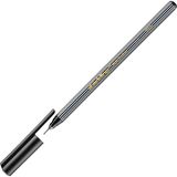 Kitabevimden Edding Ince Uçlu Keçeli Kalem 0.4 mm Siyah 55-10-Pkt - tek