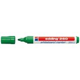 Kitabevimden Edding Tahta Kalemi Yuvarlak Uçlu 1.5-3mm Yeşil 260 (10 Adet) - Çok Renkli - tek