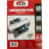 Kitabevimden Elba Laminasyon Filmi A3 100 Mıc ( 100 Lü) 303X426 - tek - Beyaz