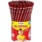 Kitabevimden Fatih Kurşun Kalem Jumbo Üçgen Başlangıç Kalemi Kırmızı (12 Adet) - 0 - yok