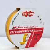 Kitabevimden Her Bant Çift Taraflı Köpük Bant Askılı 24X5 mt 2003 - Çok Renkli - tek