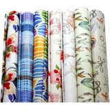 Kitabevimden Keskin Color Ambalaj Kağıdı Tekli Rulo Floral 70X100-100-KOLİ - Çok Renkli