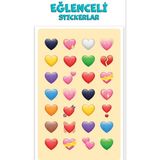 Kitabevimden Keskin Color Puffy Sticker Orta Boy Kalp 221206-99 - tek