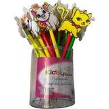 Kitabevimden Kiddy World Figürlü Süslü Kalemler - 0 - yok